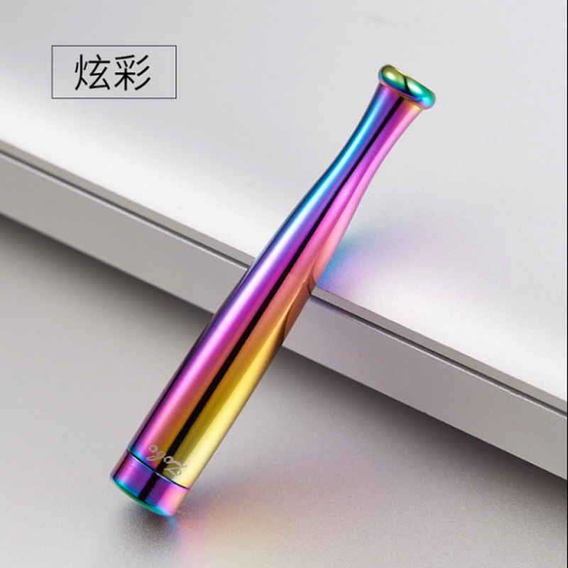 zobo正牌烟嘴清洗循环型拉杆过滤器男女士净烟器中细烟通用烟具 炫彩