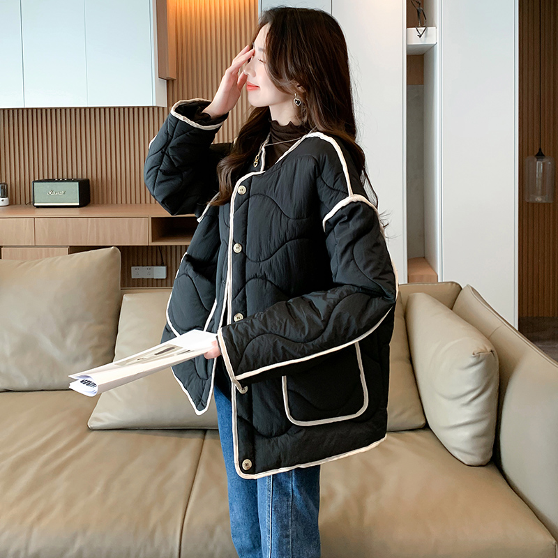 [直降价248元]唐狮新款冬季加厚面包服女流行小个子冬天外套连帽夹棉厚棉袄高清大图