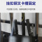 龙盾移动手推式装备架 保安防卫钢叉防护装备支架学校工厂用蓝色