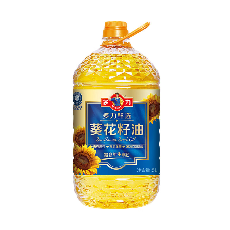 多力鲜选葵花籽油5L