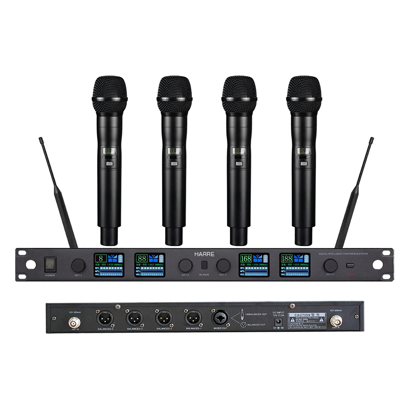 无线话筒[一拖四]HARRE RE-HT574C