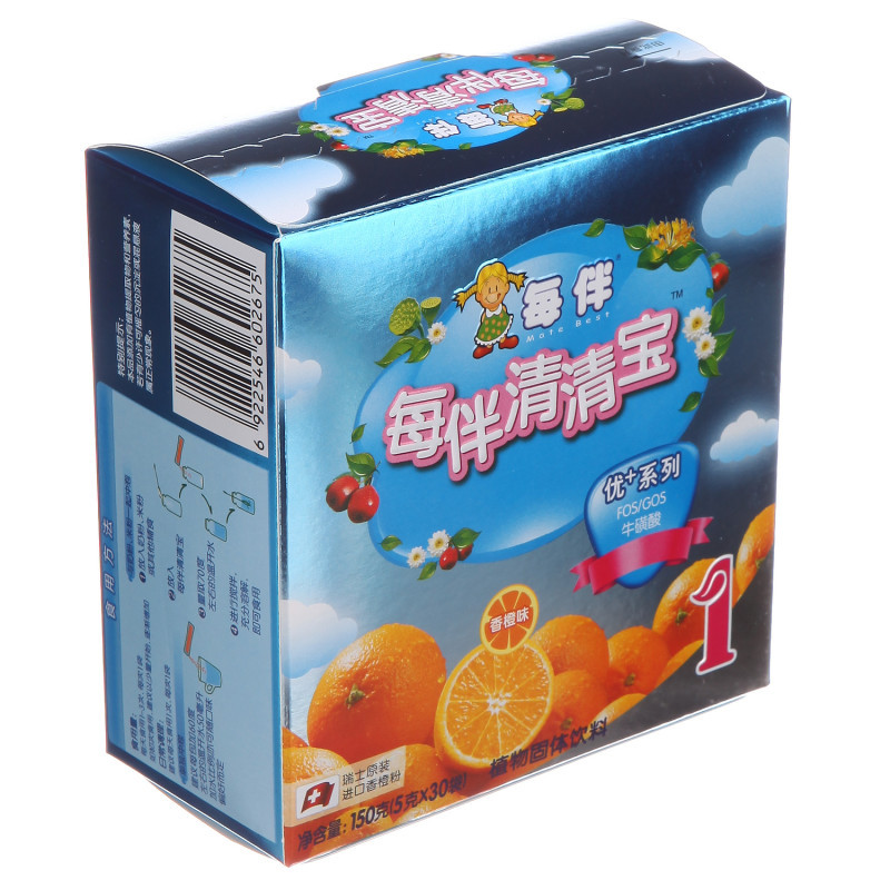 每伴(Mate best)清清宝优+系列香橙味1段150g 盒装 国产