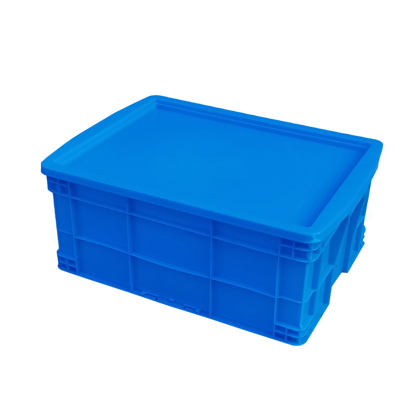 臻远ZY-SNXD-90收纳储物箱长方形物流中转箱带盖子 560*413*230mm高清大图