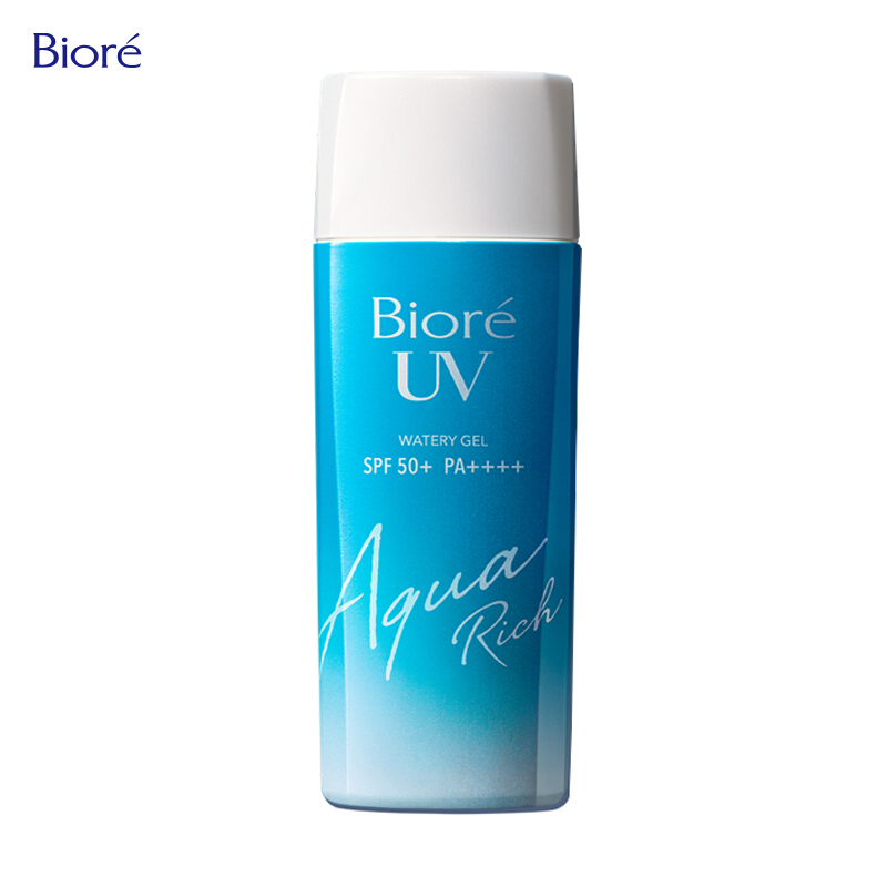 花王Biore碧柔防晒清爽水感隔离 防晒霜SPF50防紫外线防晒隔离户外海边防晒乳 防晒霜90ml
