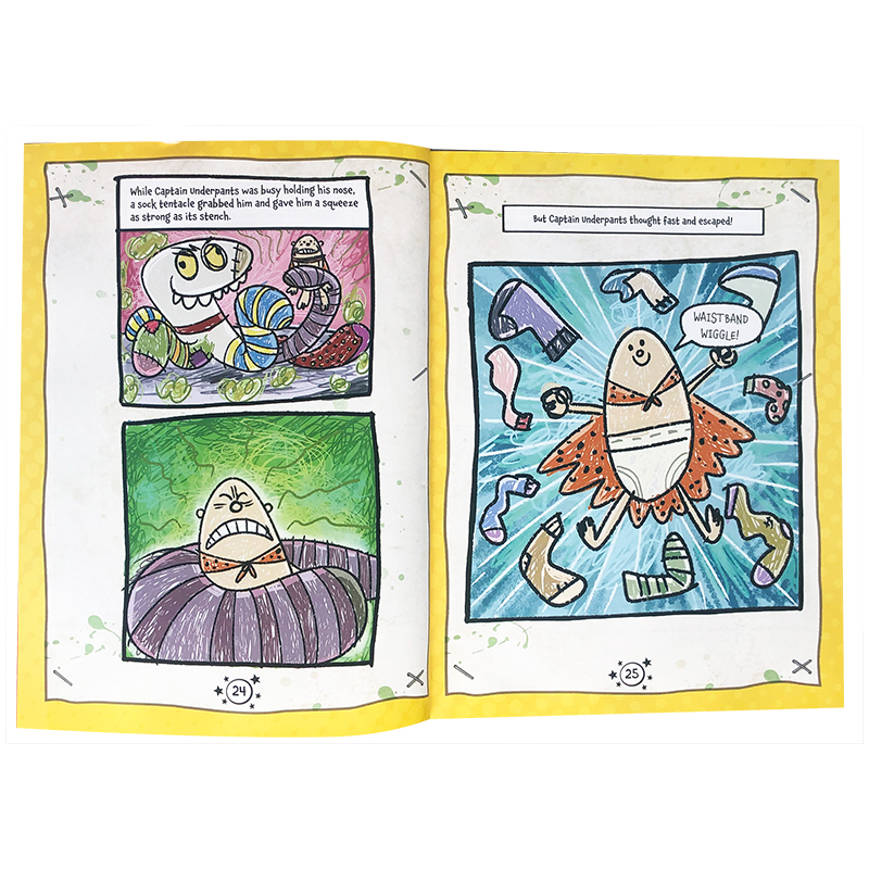 [正版]英文原版进口 Captain Underpants George and Harold’s Epic Comi