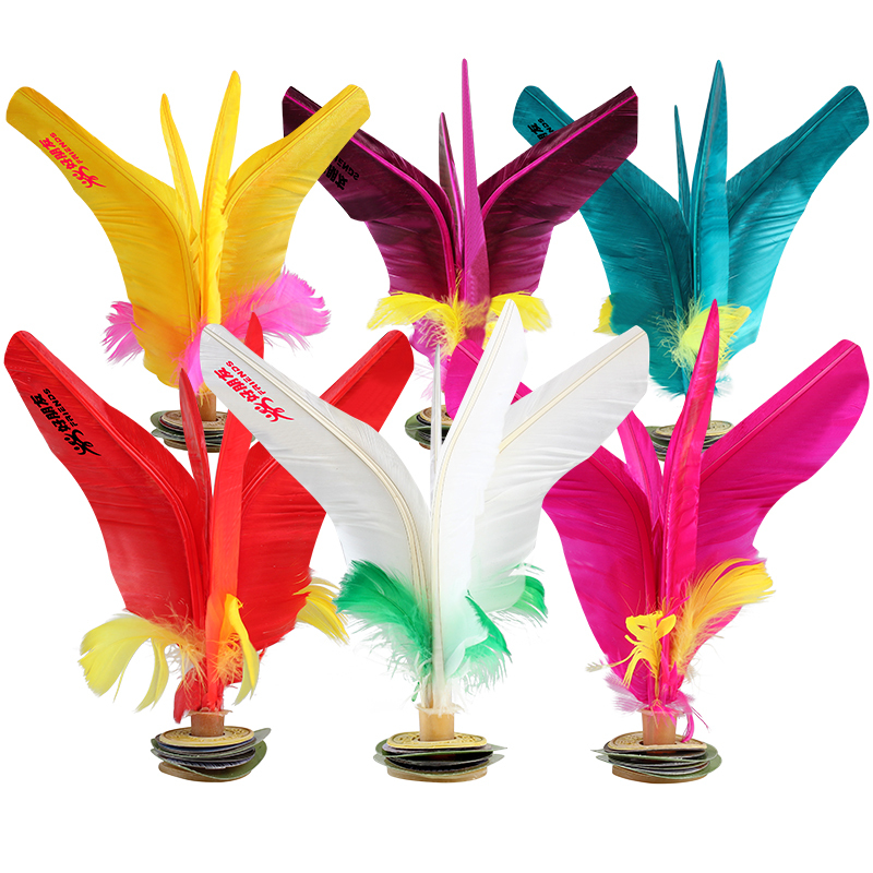 好朋友雪鸮毽子鸡毛毽球比赛专用成人儿童运动健身花毽牛筋底耐踢