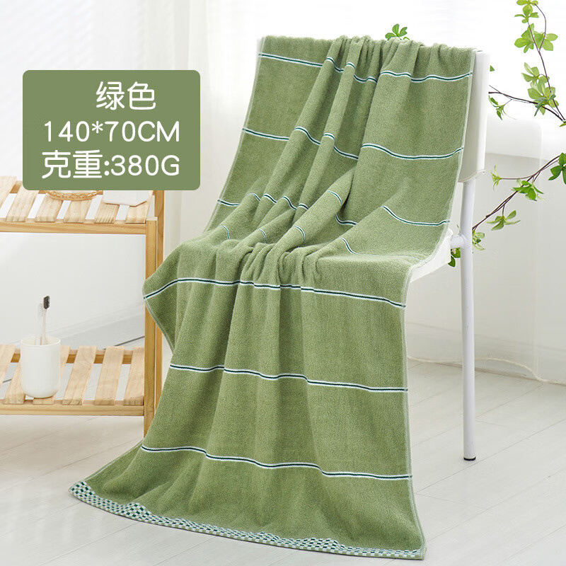 优福安达 柔软吸水纯棉大浴巾 YJ20230003 380g /条高清大图