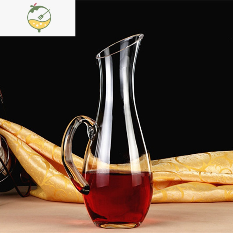yicheng玻璃醒酒器带把红酒葡萄酒家用分酒器个性红酒壶欧式41号带把