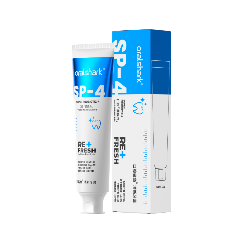 参半Oralshark口腔鲨鱼牙膏 120g清新牙膏