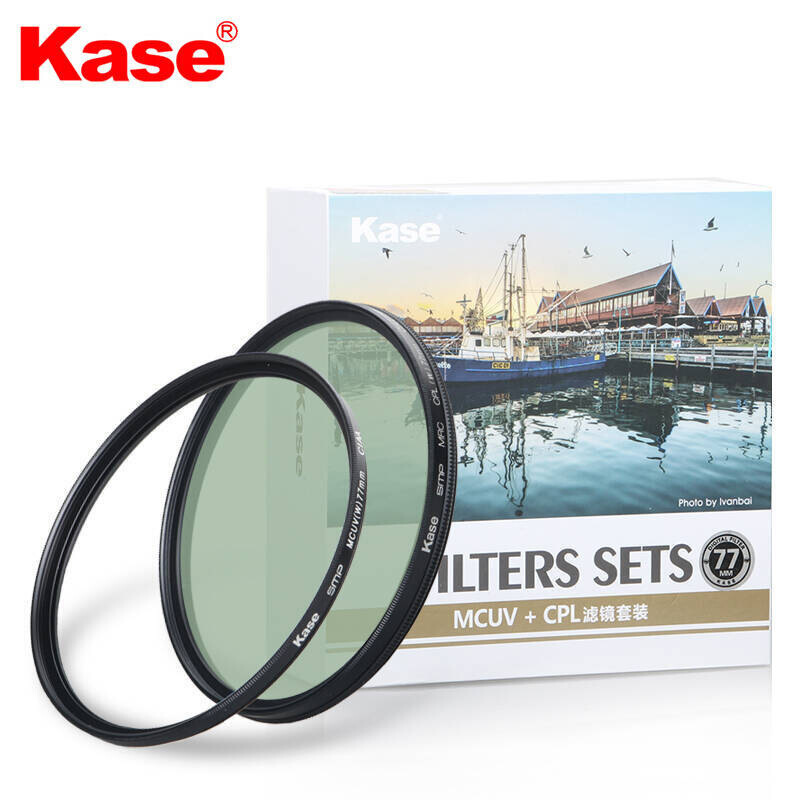 卡色(kase) 72mm 圆形滤镜套装 MC UV镜+CPL偏振镜二代滤镜 高清高透 多层镀膜 防油污 镜头滤镜偏光镜