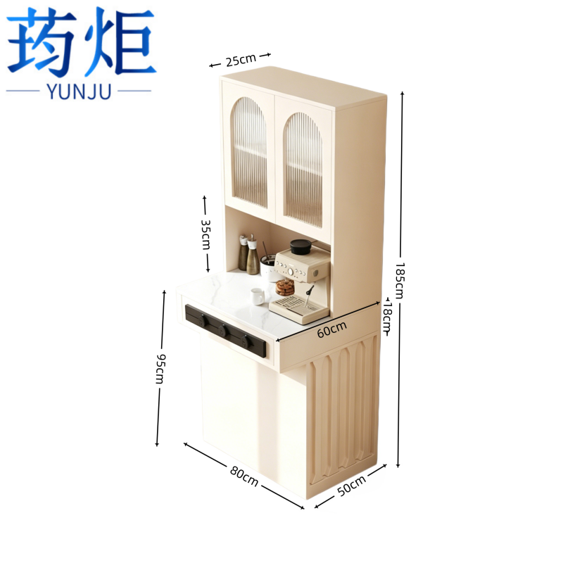 荺炬餐边柜 80*60*185cm白 台
