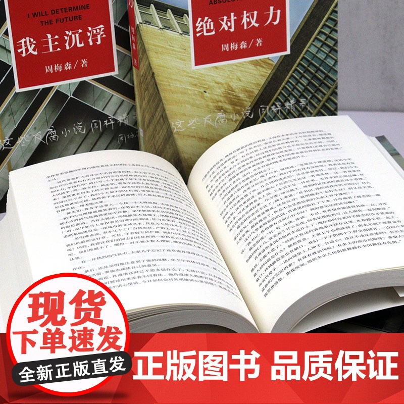 [8册]周梅森官场反腐小说经典系列:人间正道+绝对权力+中国制造+国家公诉+至高利益+我本英雄+我主沉浮+梦想与疯狂书籍高清大图