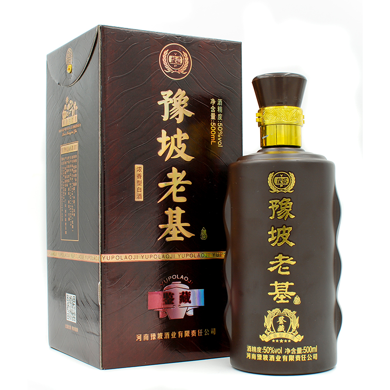 河南豫坡老基酒鉴藏50度500ml浓香型白酒粮食酒单瓶厂家直发参数