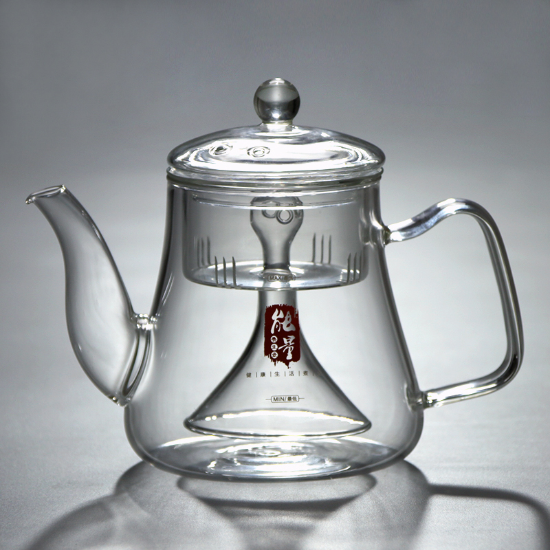 蒸汽煮茶器白茶玻璃烧水壶蒸魅扣茶壶耐高温煮电电陶炉