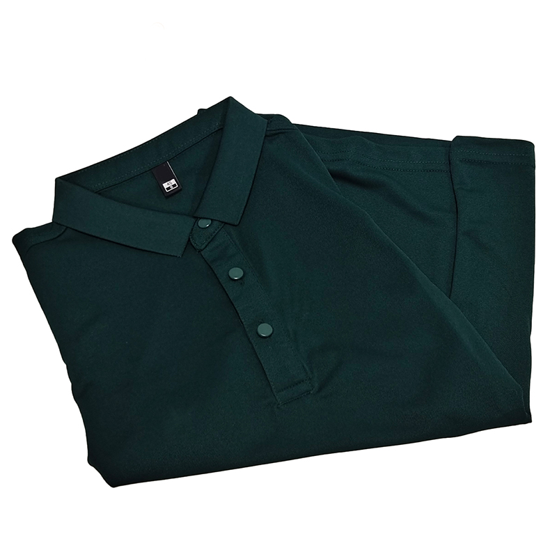 鸽护 短袖POLO 仿棉墨绿 件高清大图