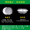 一次性锡纸圆盘锡纸盒圆形铝箔餐具可用明火蒸菜烧烤蛋挞烘焙外卖|6寸盘125个(单盘)