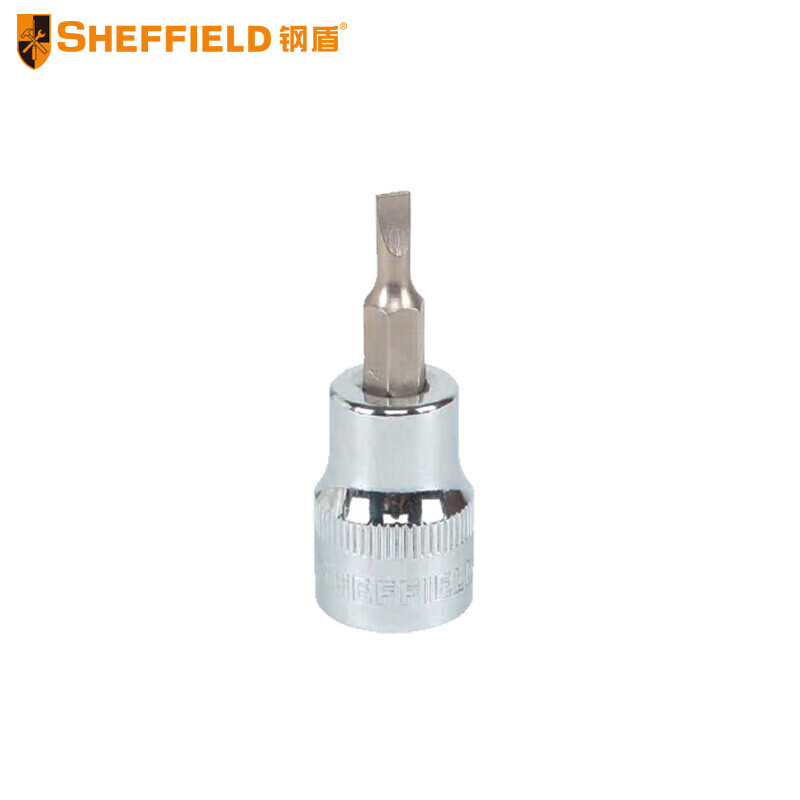 钢盾 SHEFFIELD S014255 10mm系列一字型旋具套筒5.5mm[家用]高清大图