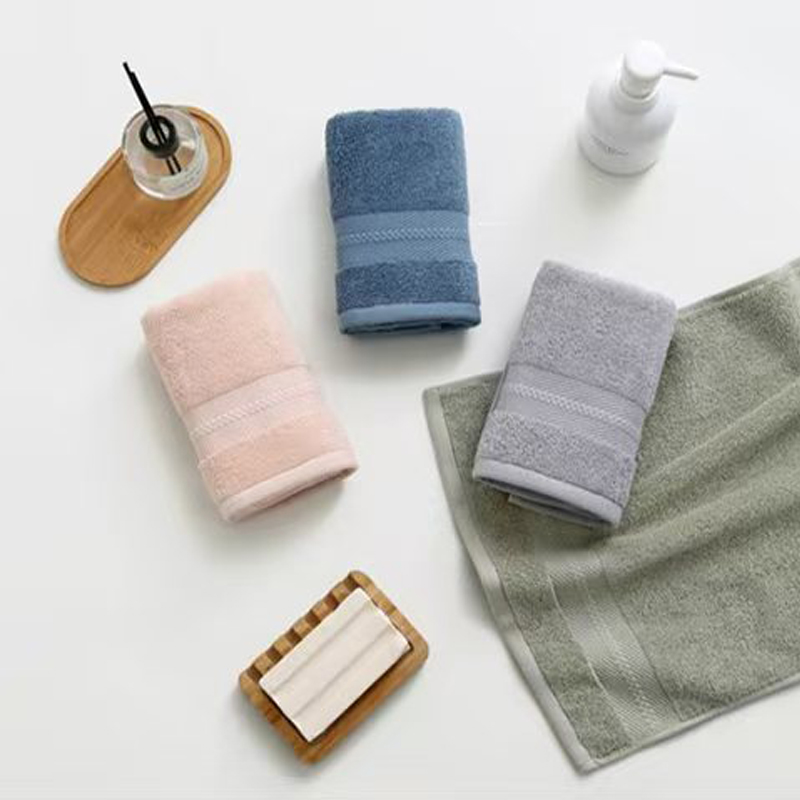 三利素色面巾 V8116高清大图