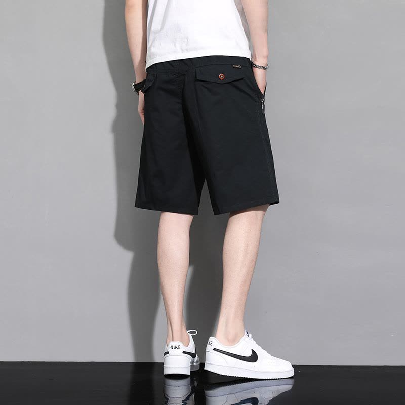 渔人船长夏季男士五分裤轻薄透气纯棉休闲运动裤短裤图片