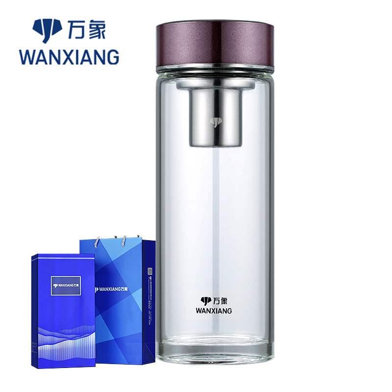 万象单层玻璃杯女士迷你小巧花茶杯学生便携泡茶杯水杯视频