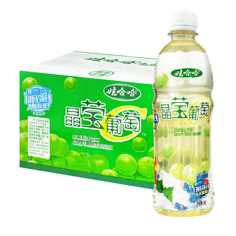 娃哈哈晶莹葡萄葡萄汁500ml15整箱包邮