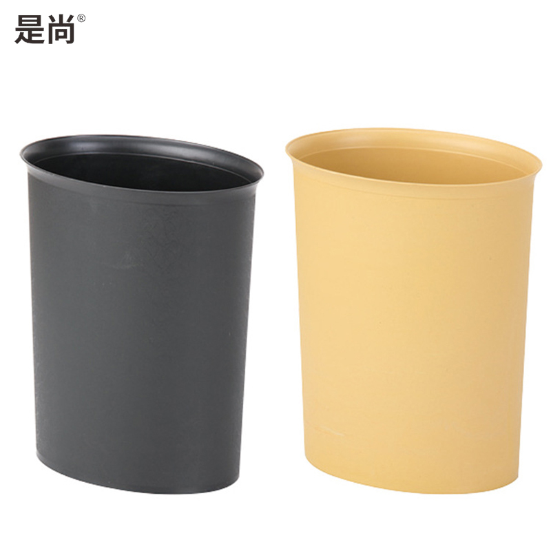 是尚 方锥客房垃圾桶8L 椭圆形客房桶10L 1个装