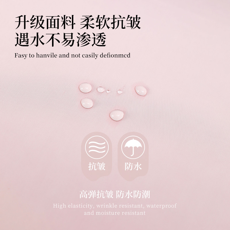 旅行衣服收纳袋出差衣物内衣内裤分装袋旅游行李箱便携压缩整理包-雾霾蓝-压缩大号-1个装高清大图