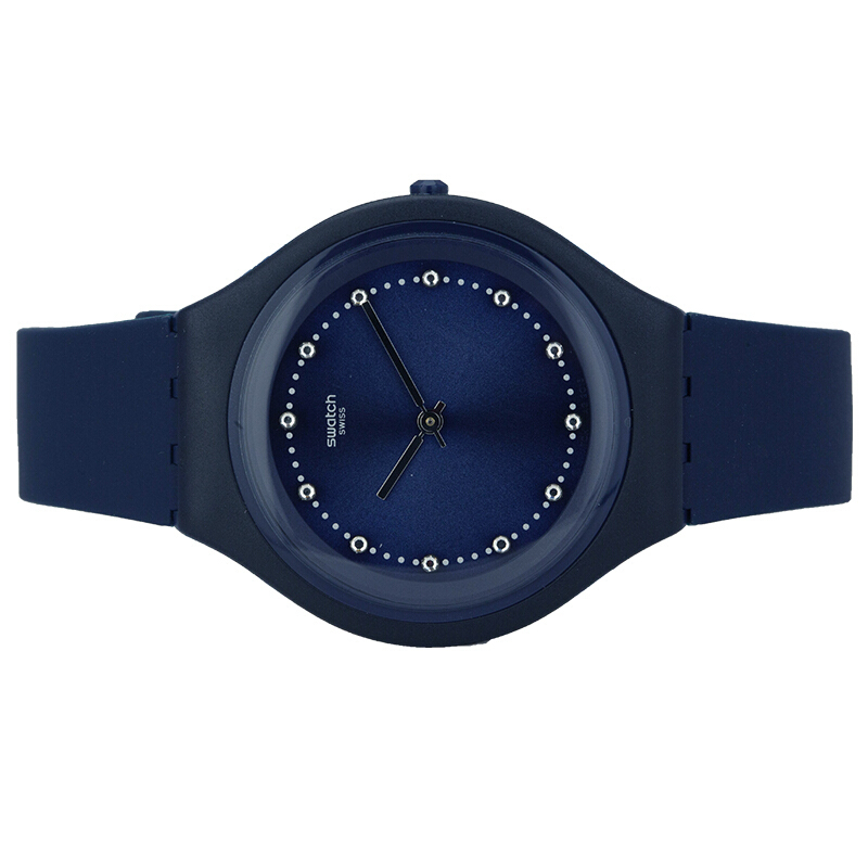 斯沃琪(Swatch)瑞士手表 Skin超薄系列火花 休闲男女石英男女表SVUN100