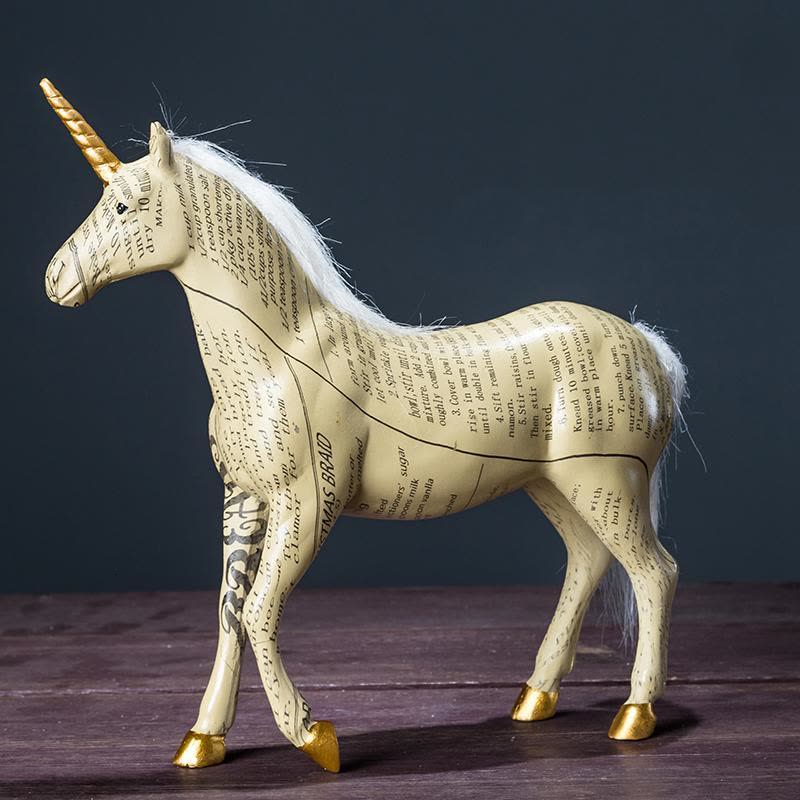 美帮汇欧美风格战马摆饰开业礼品时尚创意马摆件树脂工艺品送礼佳品礼品图片