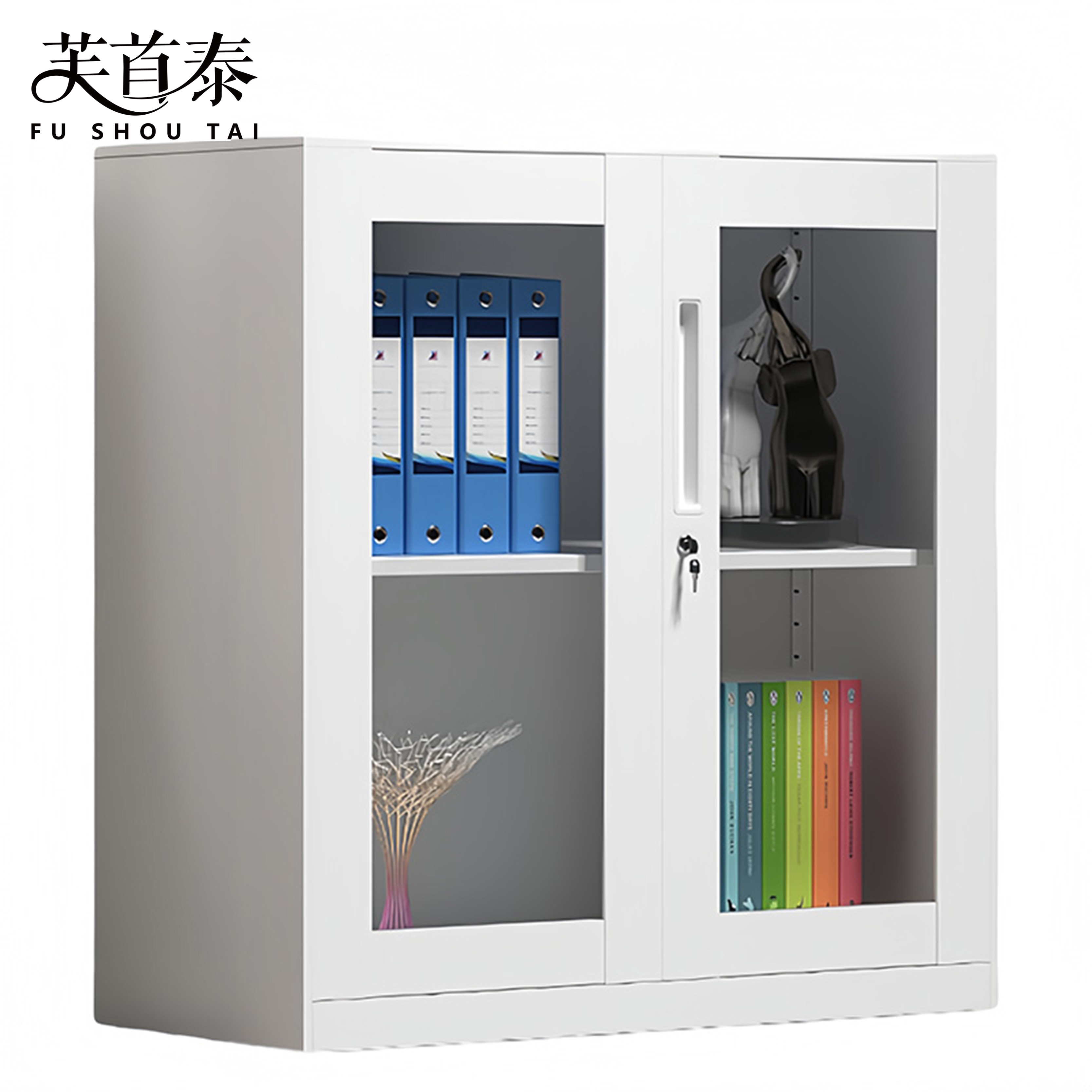 芙首泰矮柜玻璃门900*400*925mm台高清大图