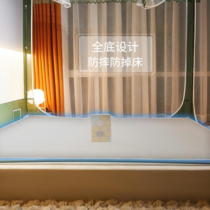 美帮汇蚊帐支架家用1.8m1.2米床夏季蒙古包蚊帐加厚防摔儿童1.5m2米纹帐高清大图