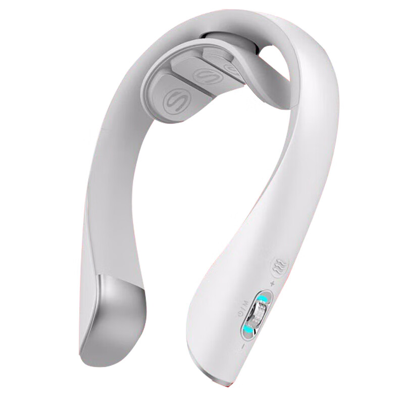 SKG颈椎按摩仪K5-2按摩仪脖子肩颈护颈仪热敷双脉冲 白色智能款