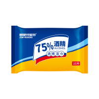 展望可爱多75%酒精湿巾10片*10包