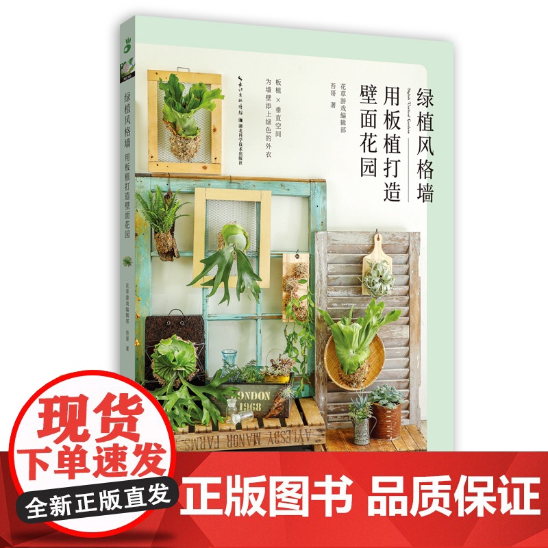 绿植风格墙:用板植打造壁面花园 作者:花草游戏编辑 部、苔哥著高清大图