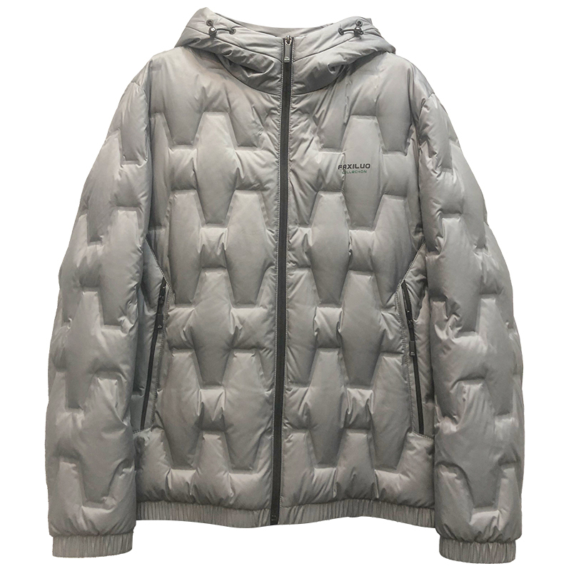 雪中飞2022冬季新款男士连帽商务休闲短款羽绒服外套简约上衣