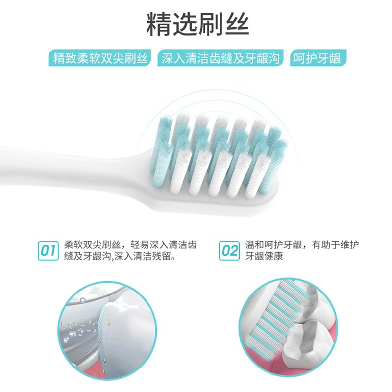 冷酸灵(LESENING) 云感觉倍柔护龈牙刷双支装高清大图