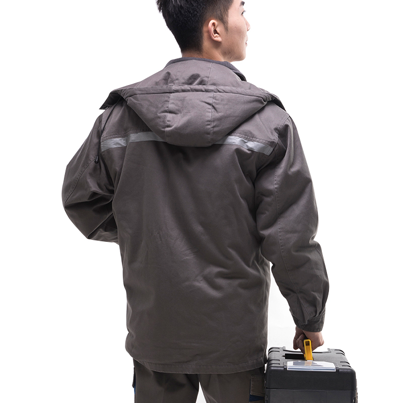 燕舞 BD2EG422001Z2F 冬季工作服 内胆可脱卸棉上衣 155-190码(计价单位:件)溧灰色高清大图