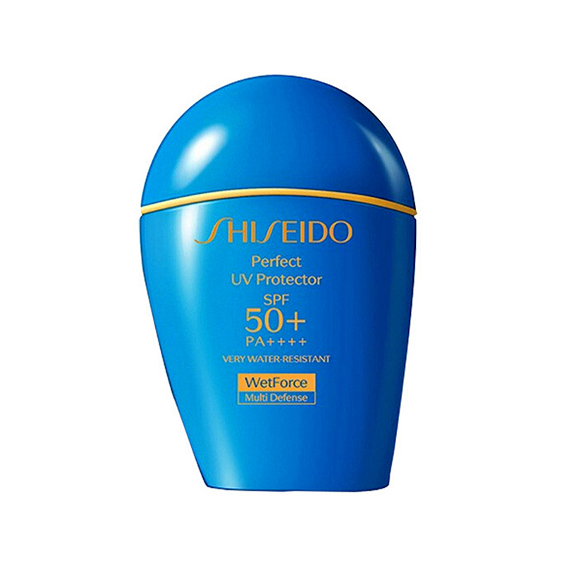 [国内专柜版]资生堂「蓝胖子」新艳阳夏臻效水动力防晒乳50ml 清爽隔离 高倍防晒 防水防汗