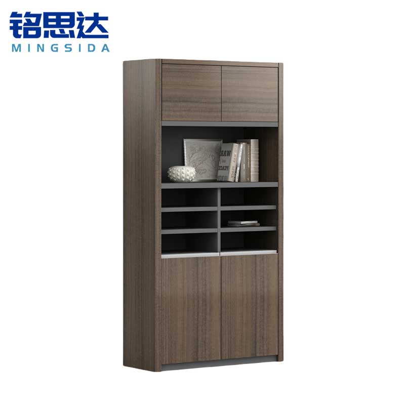 铭思达书柜收纳柜两门台