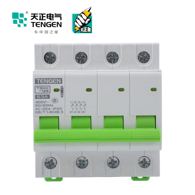 天正电气瑞彩系列TGHH-125 空气开关 4P 63A 336011200024 微型断路器