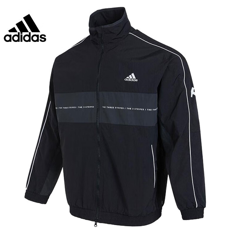 阿迪达斯 (adidas)男女外套 2023春夏新款运动服宽松卫衣时尚舒适弹力透气开衫夹克 IA9425/立领