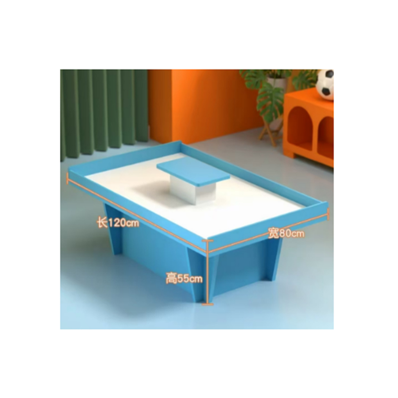 手工沙桌子120*80*55cm 含20斤沙+400个模具高清大图