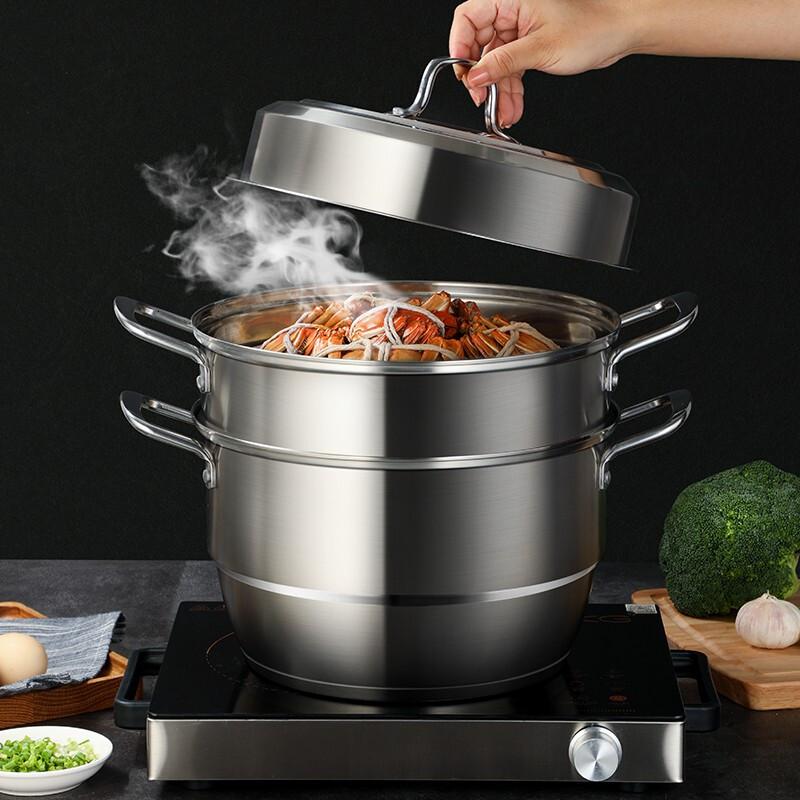 [新品]炊大皇 锅具套装大套装不粘锅锅具套装炒锅汤锅煎锅奶锅套装磁炉通用不粘锅乔迁送礼礼盒包装高清大图