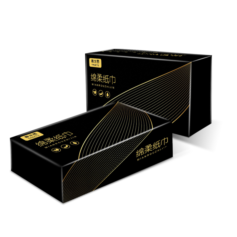 雅戈图(YAGETU)Y-20 3层130抽/盒 1盒高清大图