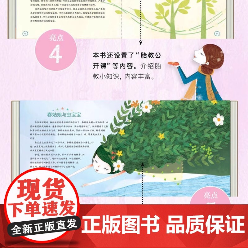 Honey 听 最美胎教故事 宝宝喜爱的睡前胎教故事 让一个个温暖的小故事 装点宝宝甜蜜的梦 中国轻工业出版社 正版书籍高清大图