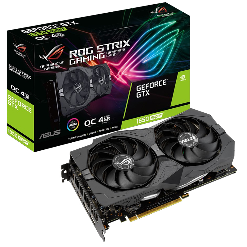 华硕asusrogstrixgtx1650so4ggaming猛禽游戏电竞专业显卡