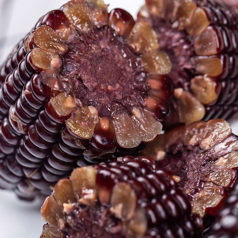 德伟礼盒装大鲜穗黑糯玉米10根2kg 非转基因杂粮鲜食粘糯黑玉米棒高清大图