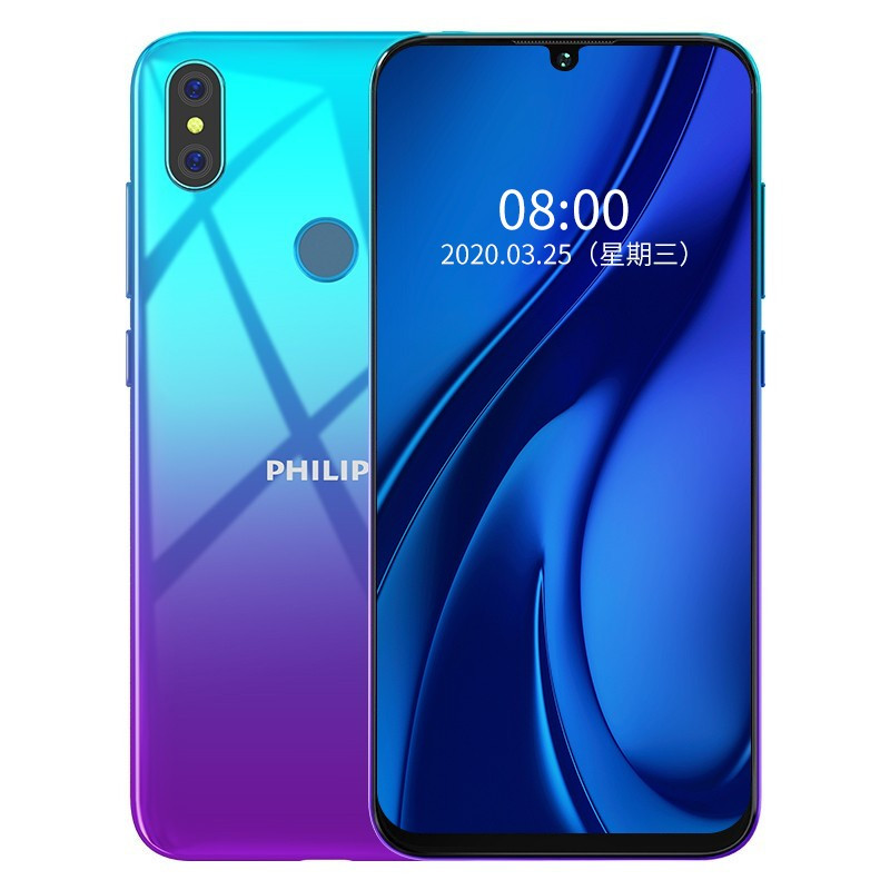 飞利浦(philips) s610 智能手机 6gb 128gb 全网通4g 双卡双待 水滴
