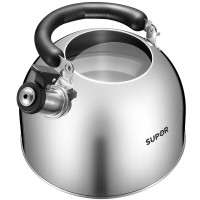 苏泊尔(SUPOR)烧水壶304不锈钢水壶3.0L鸣音烧水壶茶水壶燃煤气鸣笛开水壶ES30HS01