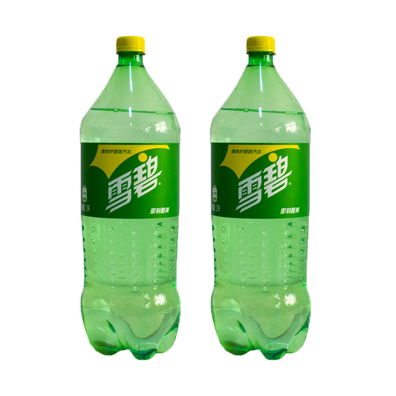苏宁 可口可乐 大瓶畅饮装家庭聚会饮料 2L*2瓶装雪碧 起订量3